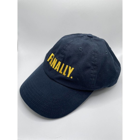St Louis Blues Hockey Hat Adjustable Strap One Size NHL Finally Spell Out Cap - Picture 2 of 5